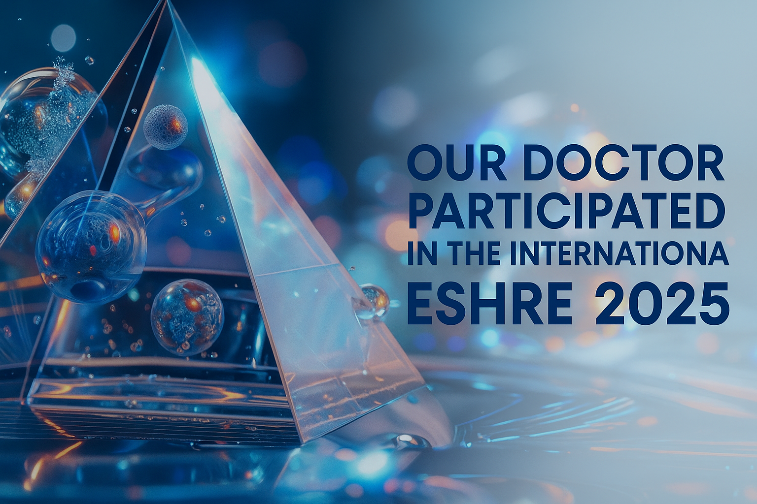 Главный врач клиники примет участие в международном конгрессе «ESHRE 2025»